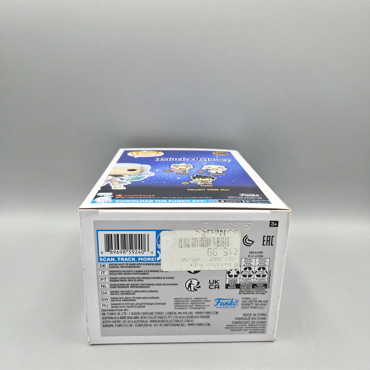 Funko Pop! Black Clover	#1100 Noelle		Animation	Vinylfigur