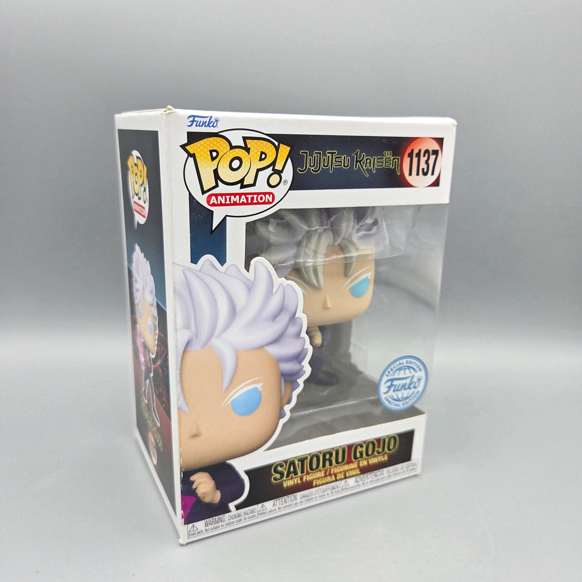 Funko Pop! Jujutsu Kaisen	#1137 Satoru Gojo	Special Edition	Animation	Vinylfigur