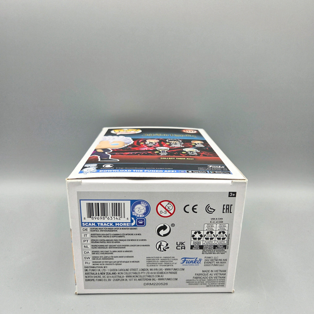 Funko Pop! Jujutsu Kaisen	#1137 Satoru Gojo	Special Edition	Animation	Vinylfigur