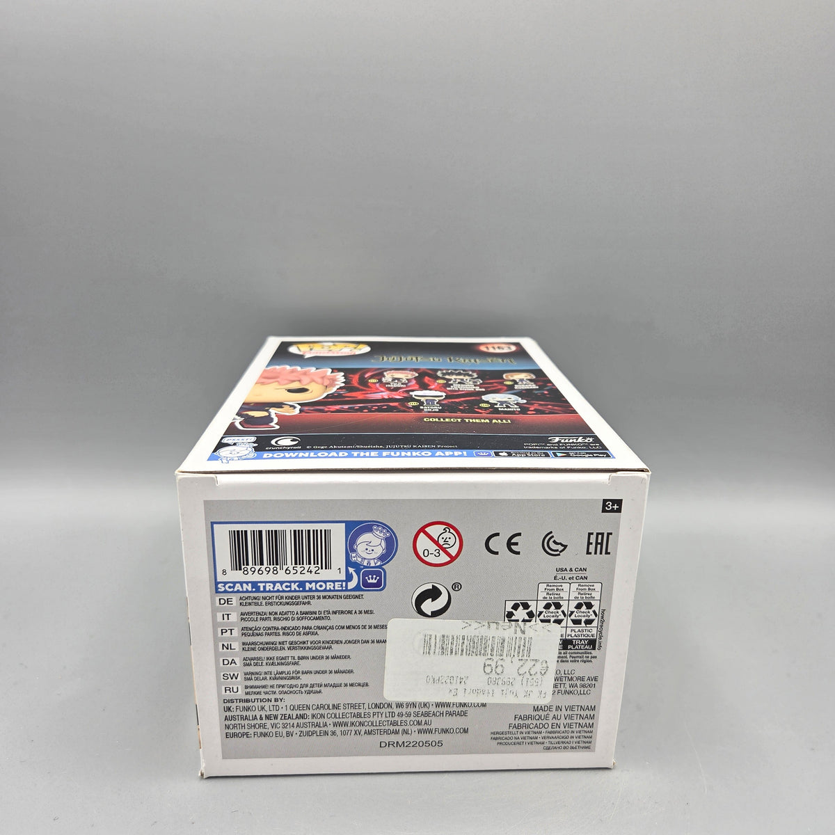 Funko Pop! Jujutsu Kaisen	#1163 Yuji Itadori	2022 Summer Convention	Animation	Vinylfigur