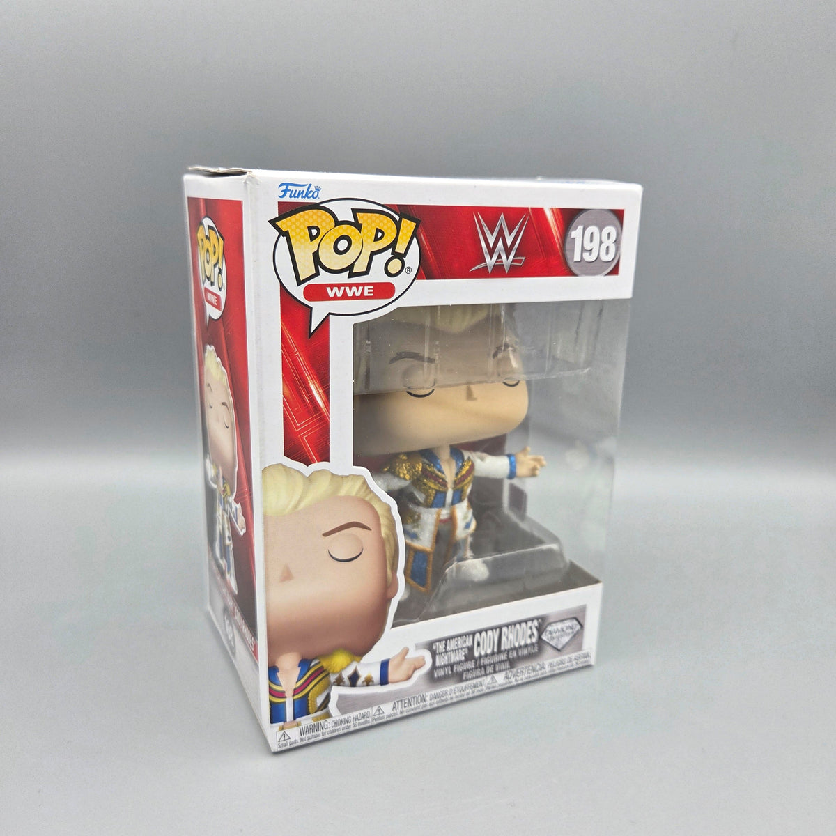 Funko Pop! Wrestling	#198 Cody Rhodes	Diamond Collection	WWE	Vinylfigur