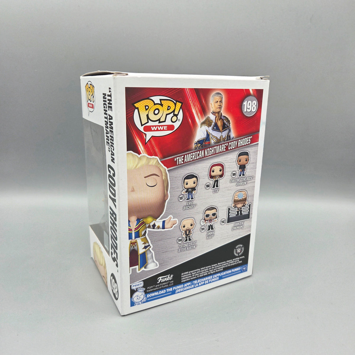Funko Pop! Wrestling	#198 Cody Rhodes	Diamond Collection	WWE	Vinylfigur