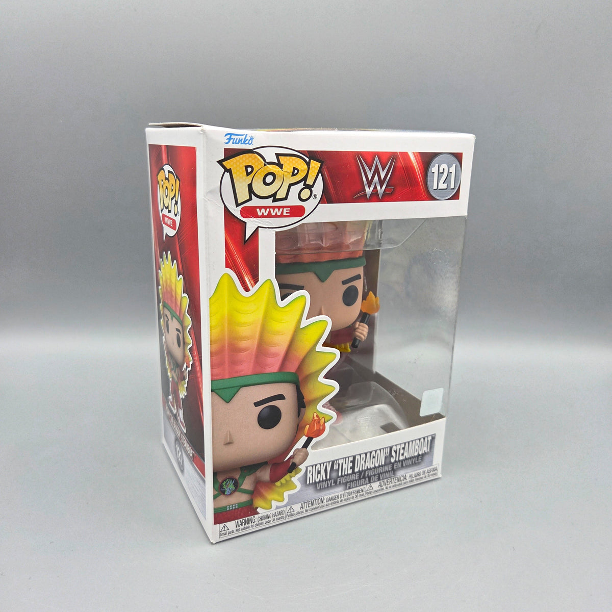 Funko Pop! Wrestling	#121 Ricky "The Dragon" Steamboat		WWE	Vinylfigur