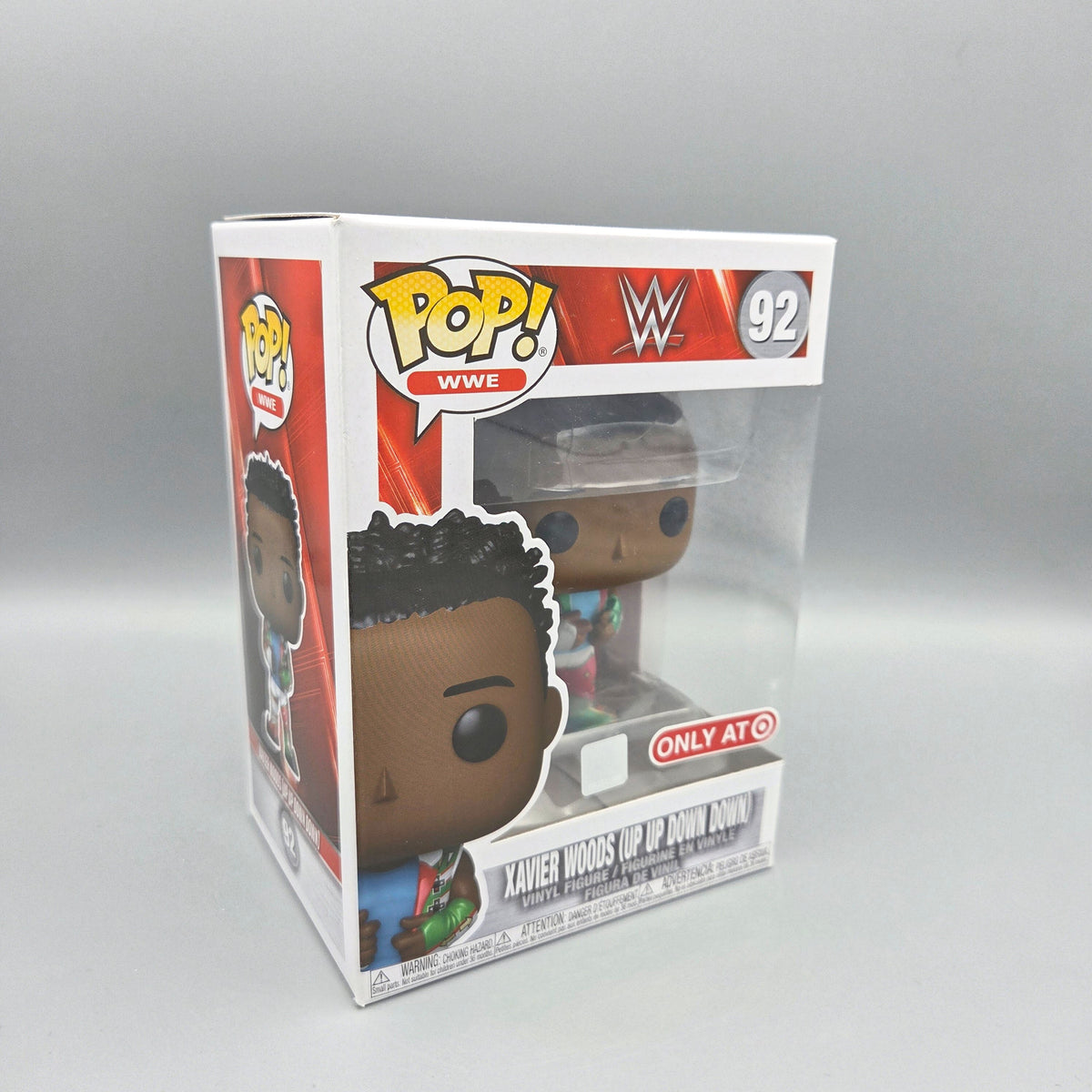 Funko Pop! Wrestling	#92 Xavier Woods (Up Up Down Down)	Exclusive	WWE	Vinylfigur