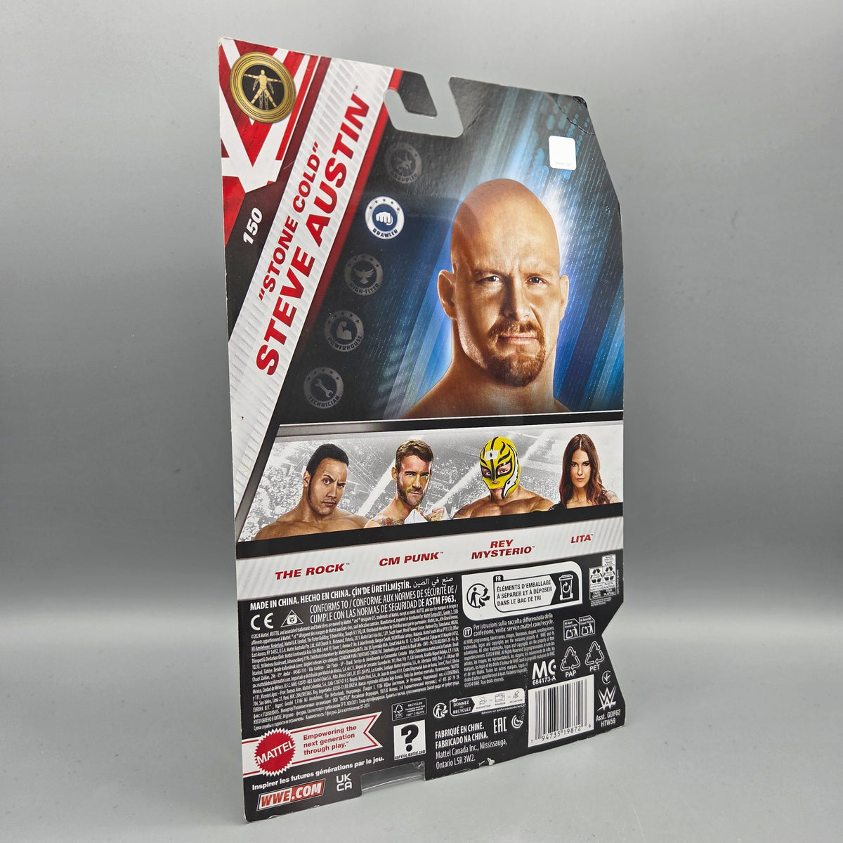 Mattel	#150 "Stone Cold" Steve Austin	Main Event Series	WWE	Sammelfigur