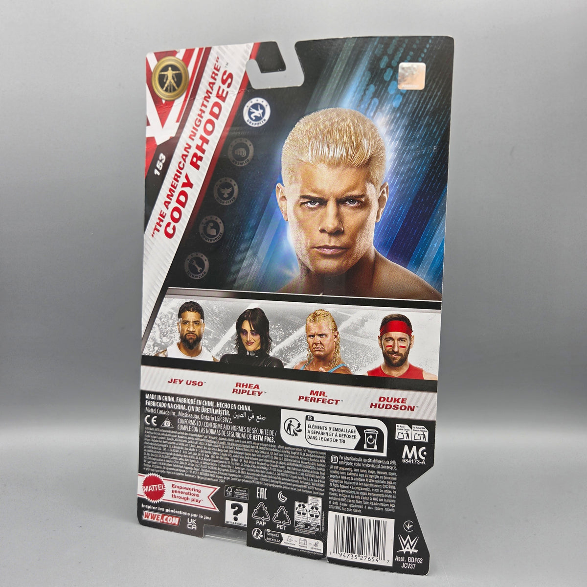 Mattel	#153 "The American Nightmare" Cody Rhodes	Main Event Series	WWE	Sammelfigur