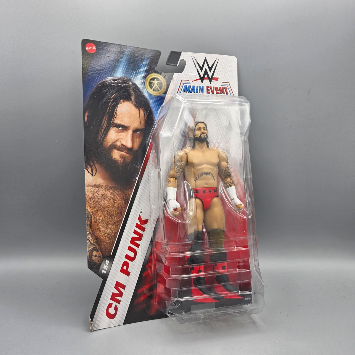 Mattel	#154 CM Punk	Main Event Series	WWE	Sammelfigur