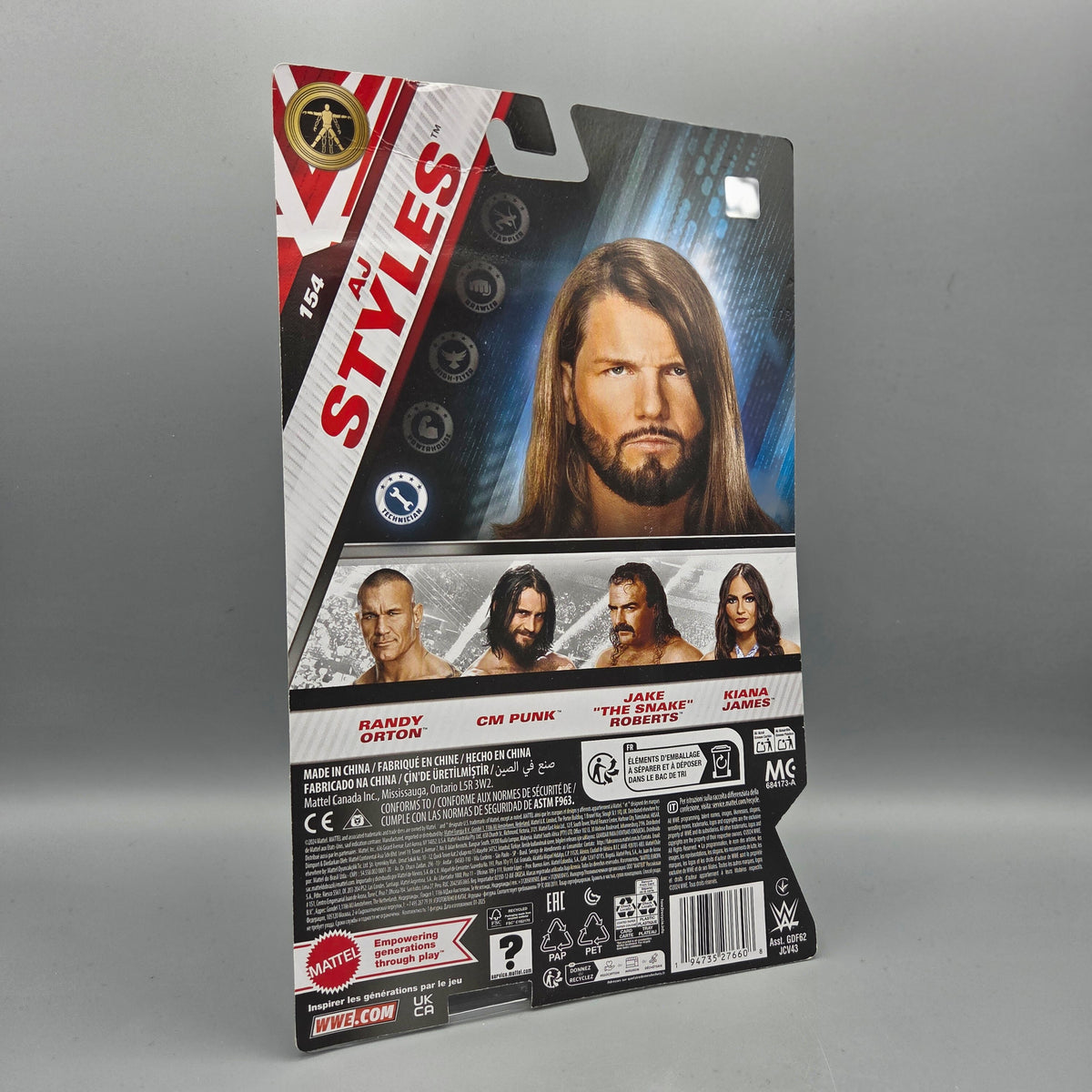 Mattel	#154 AJ Styles	Main Event Series	WWE	Sammelfigur