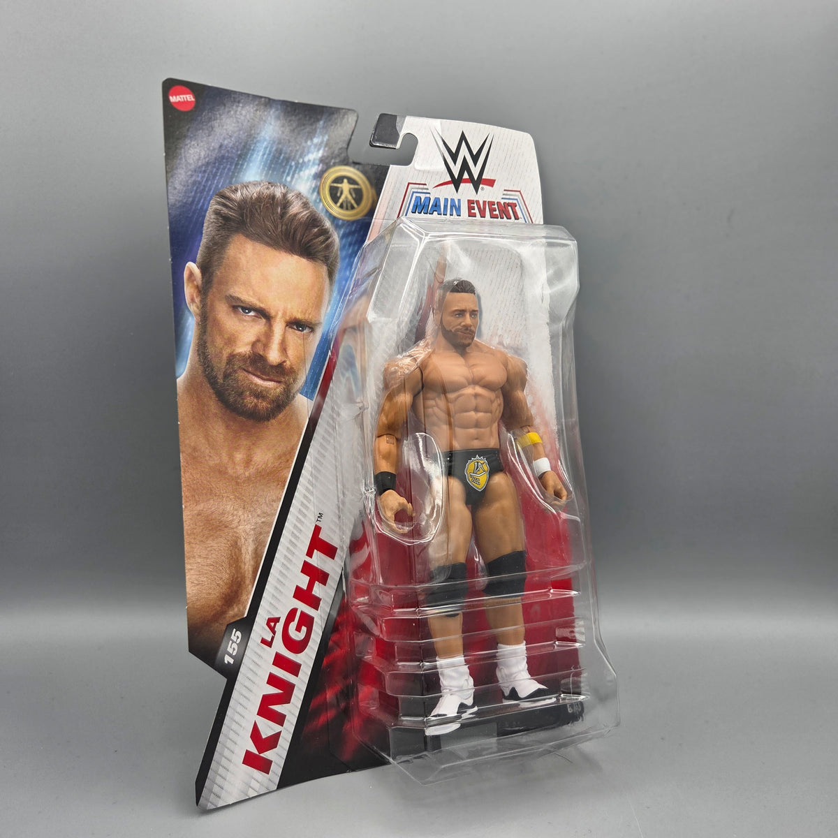 Mattel	#155 LA Knight	Main Event Series	WWE	Sammelfigur