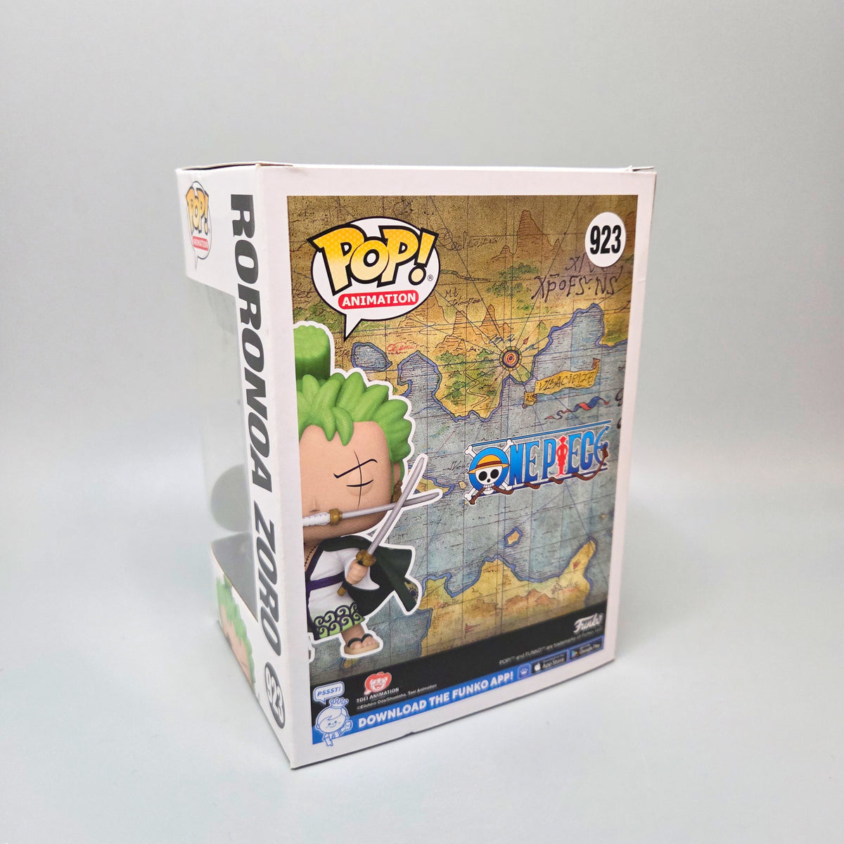 Funko Pop! One Piece	#923 Roronoa Zoro	Special Edition	Animation	Glows in the Dark