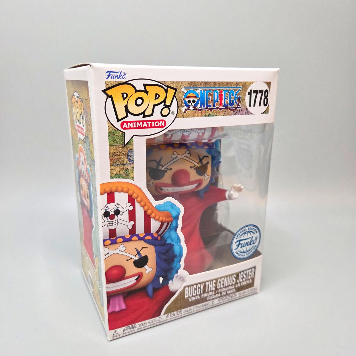 Funko Pop! One Piece	#1778 Buggy The Genius Jester	Special Edition	Animation	Vinylfigur