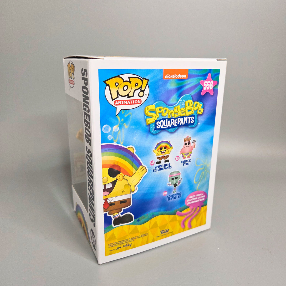 Funko Pop! Spongebob Squarepants	#558 Spongebob Schwammkopf (Rainbow)	Exclusive	Animation	Vinylfigur