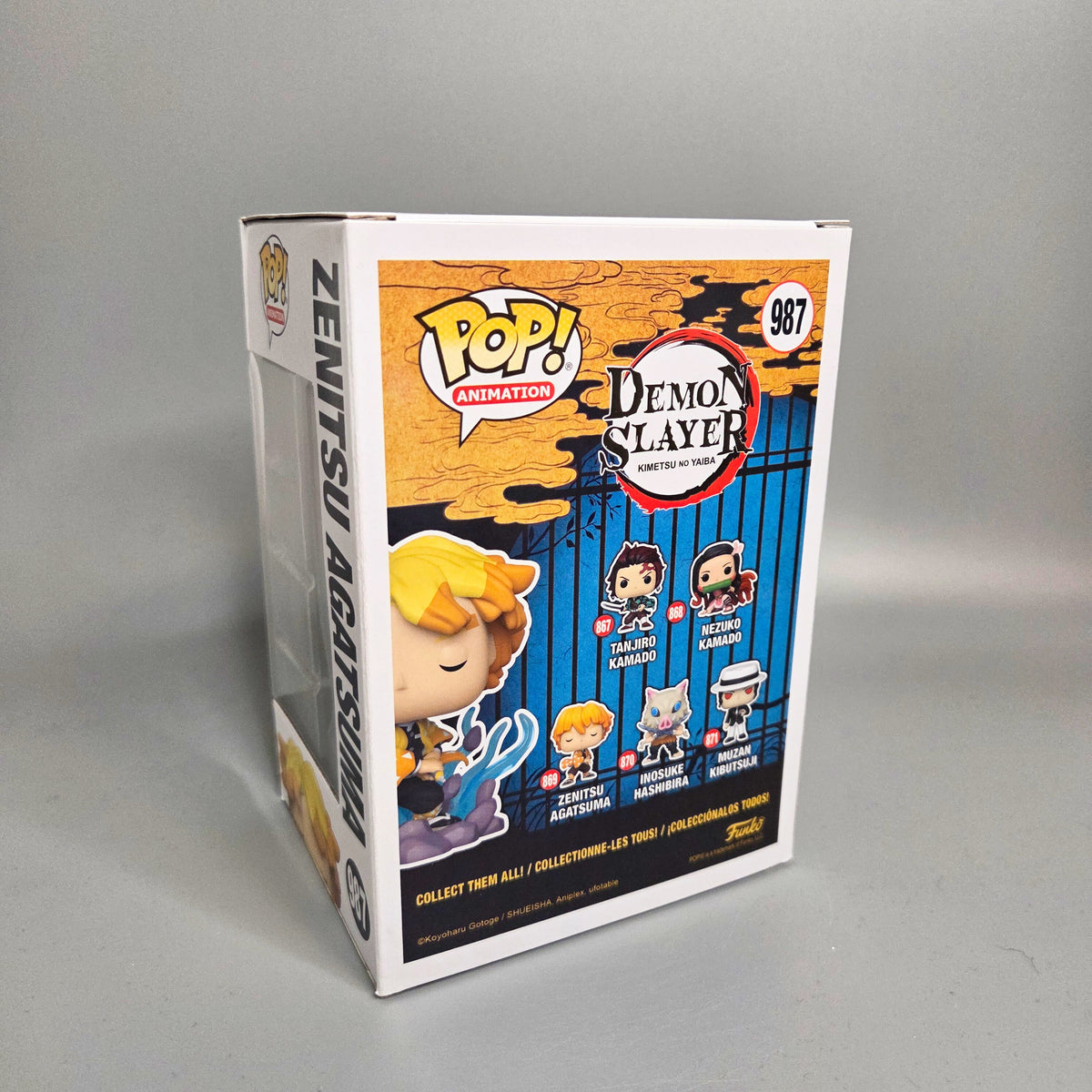 Funko Pop! Demon Slayer	#987 Zenitsu Agatsuma	Special Edition	Animation	Vinylfigur