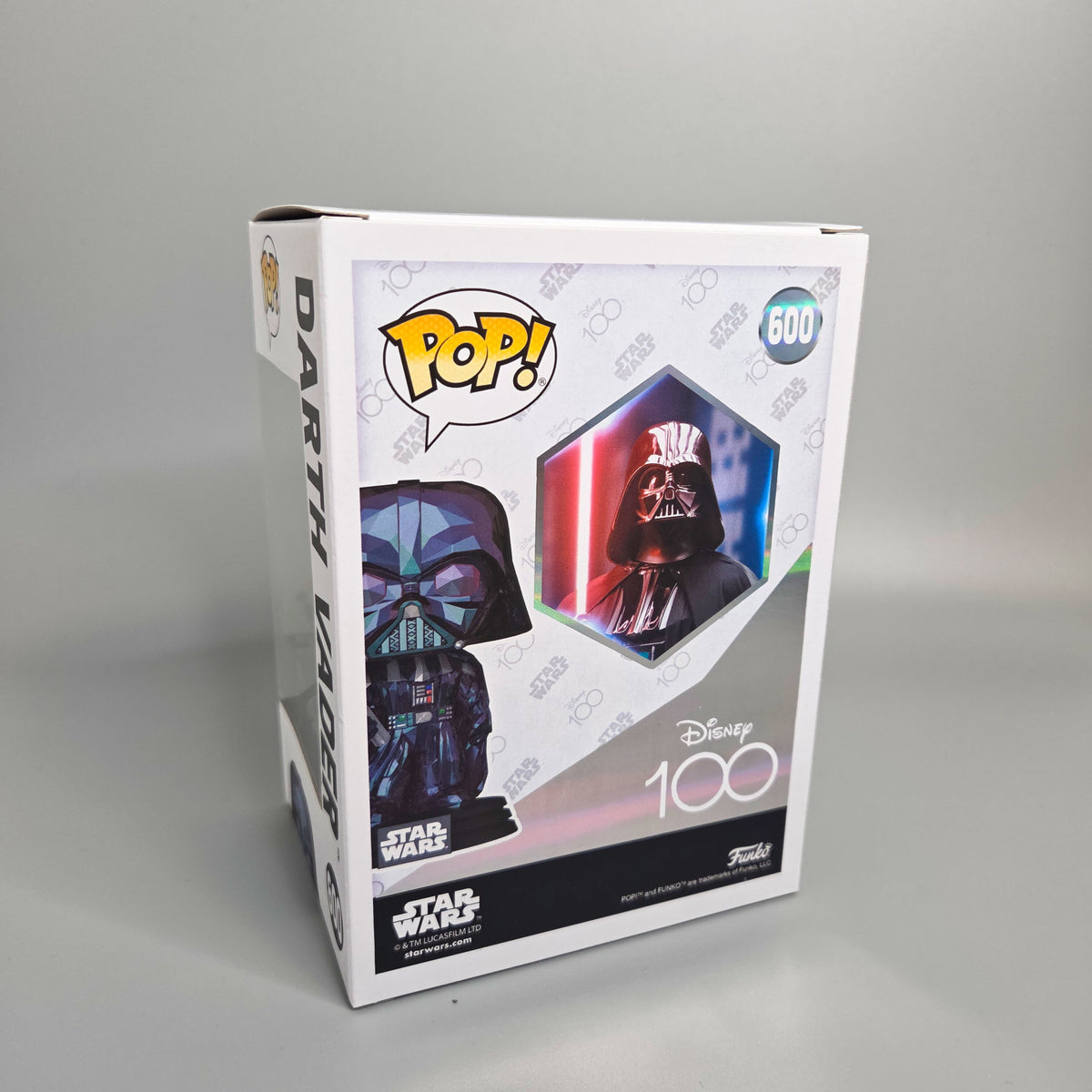 Funko Pop! Star Wars	#600 Darth Vader	Exclusive	-	Disney 100 Jahre
