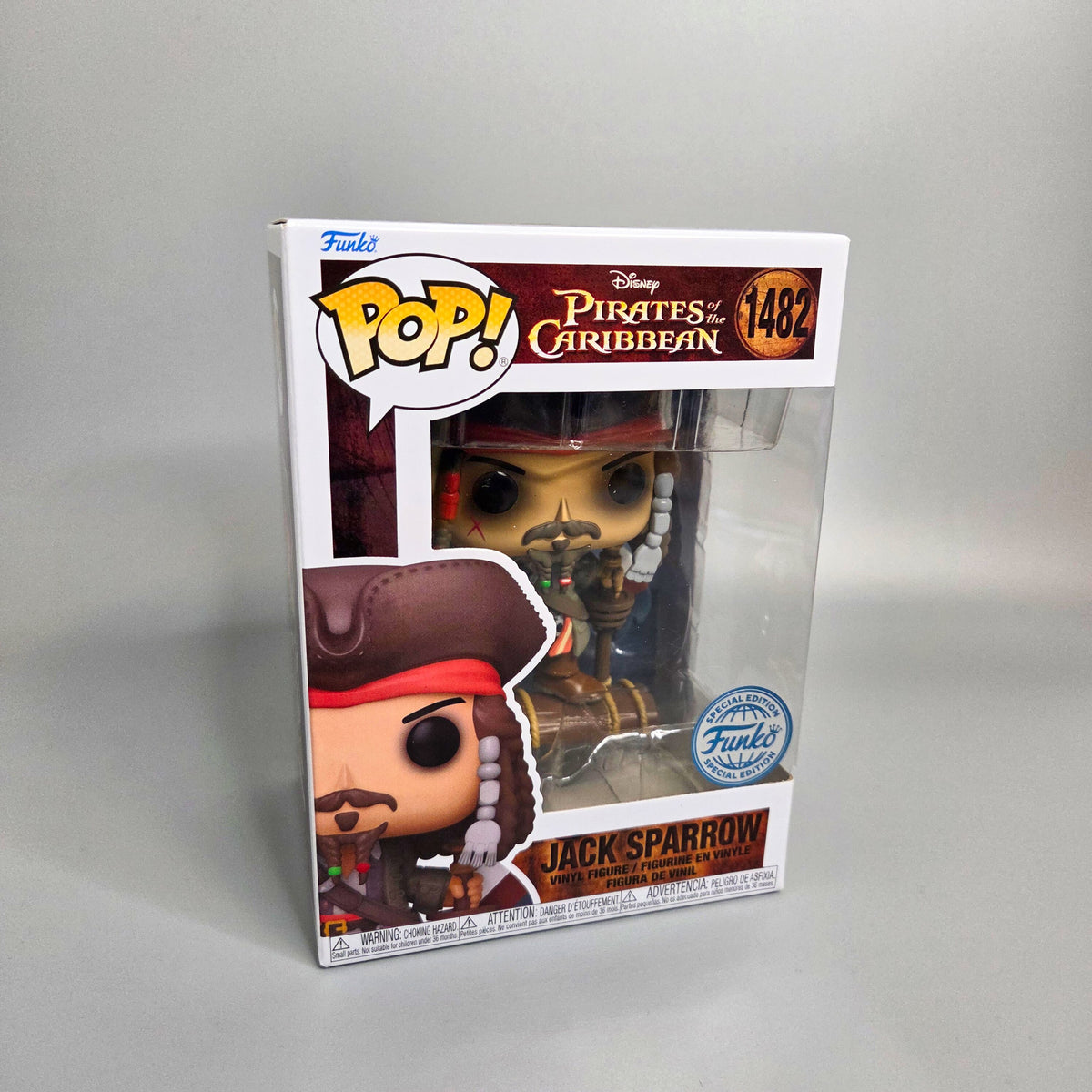 Funko Pop! Fluch der Karibik	#1482 Jack Sparrow	Special Edition	Disney	Vinylfigur