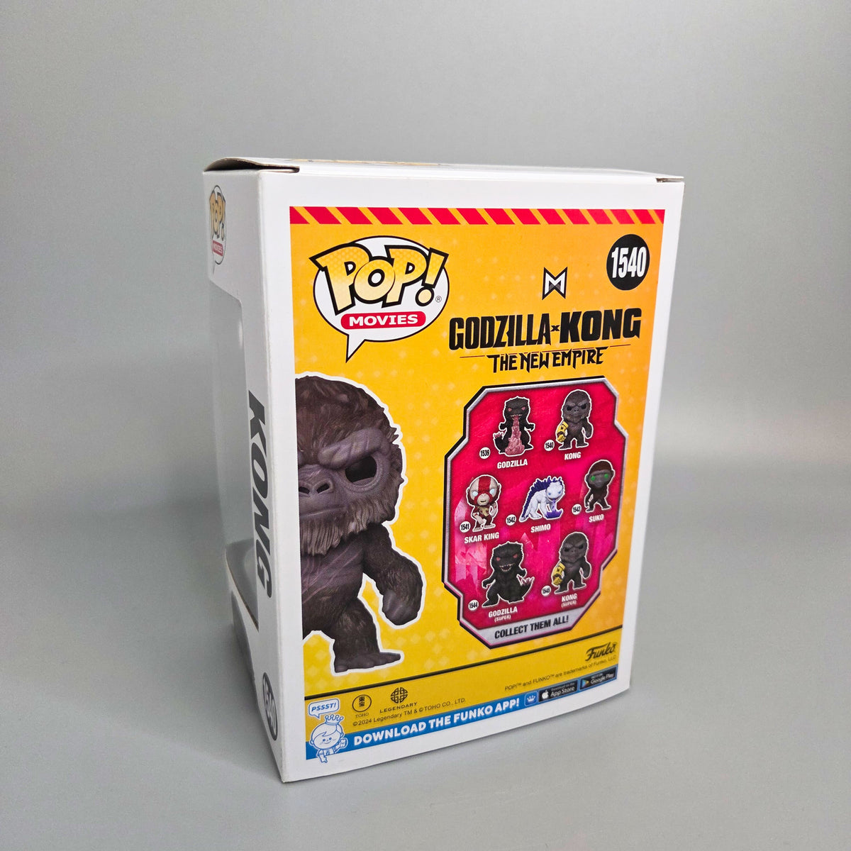 Funko Pop! Godzilla x Kong - The New Empire	#1540 Kong		Movies	Vinylfigur
