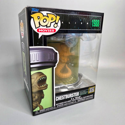Funko Pop! Alien	#1988 Chestburster	mit Beleuchtung	Movies	2x AAA-Batterien enthalten