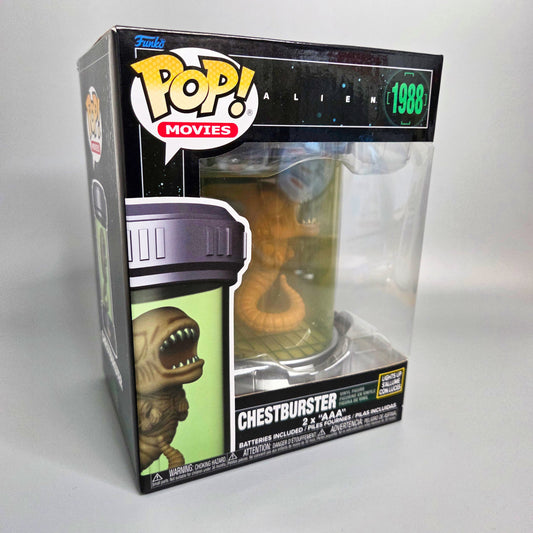 Funko Pop! Alien	#1988 Chestburster	mit Beleuchtung	Movies	2x AAA-Batterien enthalten