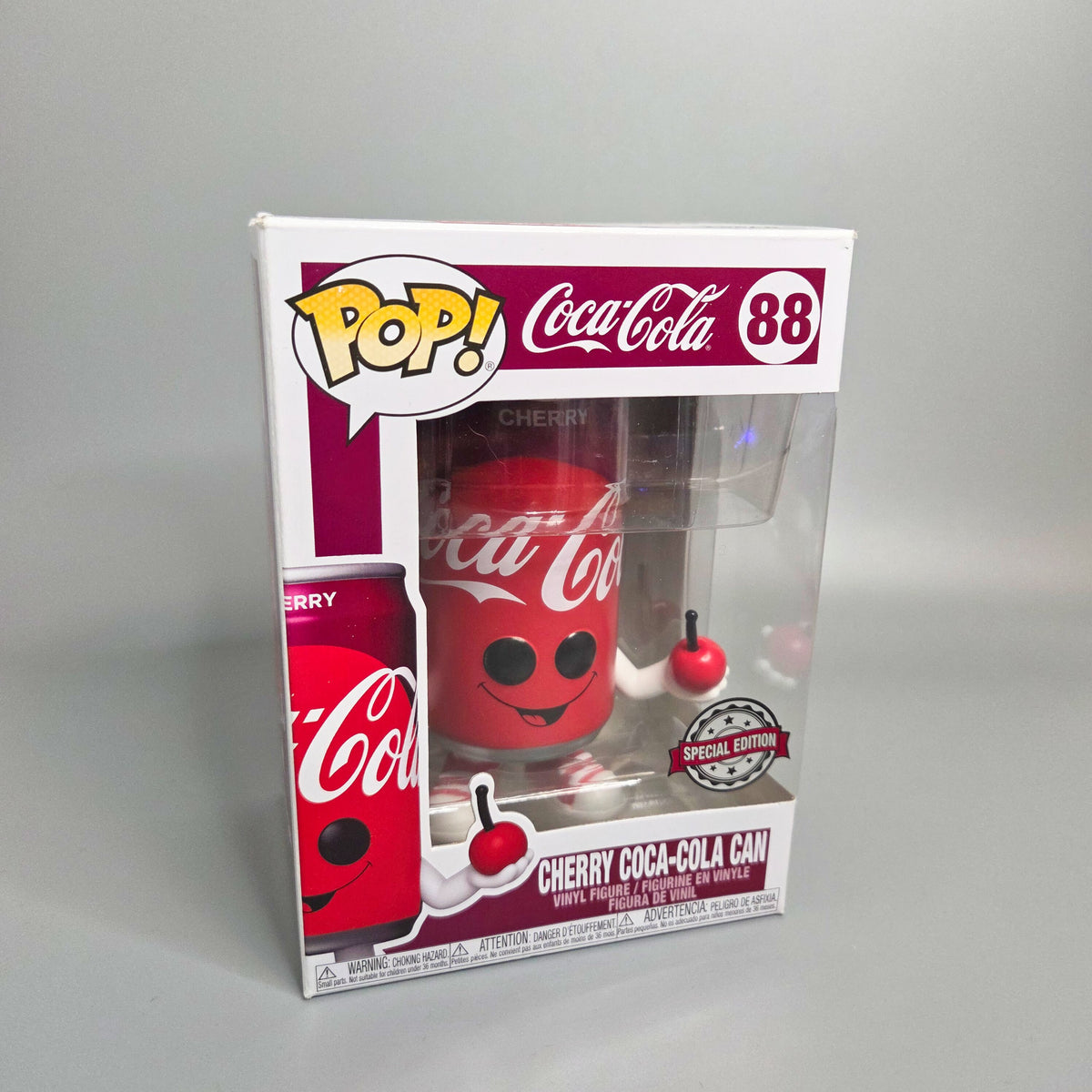 Funko Pop! Coca-Cola	#88 Cherry Coca-Cola Can	Special Edition	-	Vinylfigur