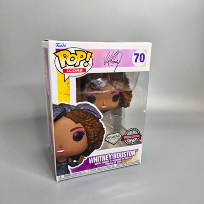 Funko Pop! #70 Whitney Houston	Special Edition	Icons	Diamond Collection
