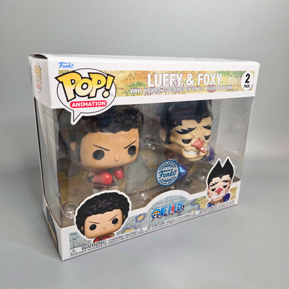 Funko Pop! One Piece	2 Pack Luffy & Foxy	Special Edition	Animation	Vinylfigur