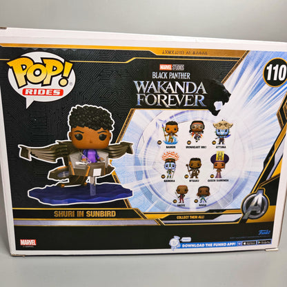 Funko Pop! Black Panther	#110 Shuri in Sunbird	Rides	Marvel	OVP beschädigt