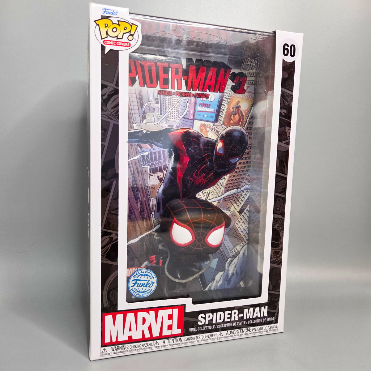 Funko Pop! Marvel	#60 Spider-Man	Special Edition	Comic Covers	Vinylfigur