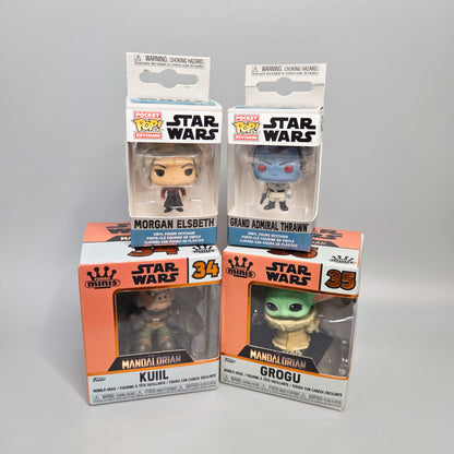 Funko Pop! Star Wars	Bundle	Kuiil, Grogu, Thrawn und Morgan	Minis & Pocket Keychain